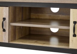 Boston 2 Door TV Unit Brown Oak