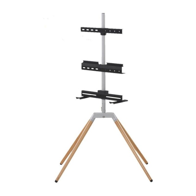 One For All WM7476 Quadpod Universal TV Stand suitable TV's 32-70 inch - Light