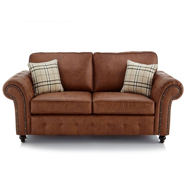 OAKLAND 2 SEATER SOFA FAUX LEATHER