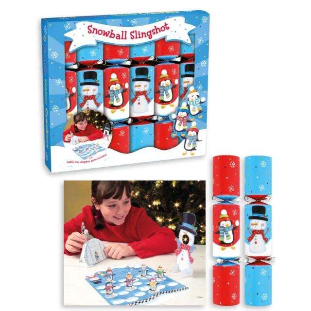"Speak to sam Pack of 6 8"" Merry Berry Design Luxury Christmas Crackers anker xahgs603"