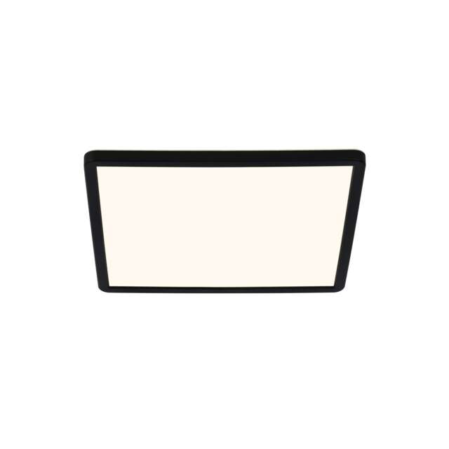 Nordlux Oja Indoor Ceiling Light Black Plastic Intergrated LED 3-Level Dimming - Mains Powered, IP54