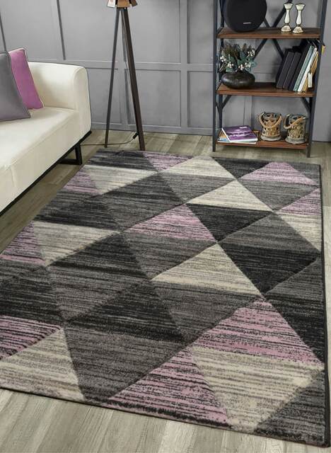 Home Republic Vision Carved Rug - 80 x 150 Pink