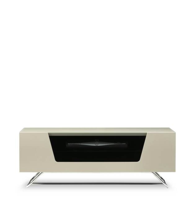 Chromium TV-Stand with 1 Flap Ivory 1000 Cream Ivory One Size 39