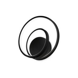 Oz Integrated LED Wall Lamp Black 4000K