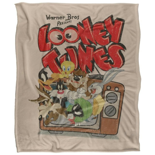 Looney Tunes Warner Bros Presents Group Shot Blanket - Multicoloured - One Size