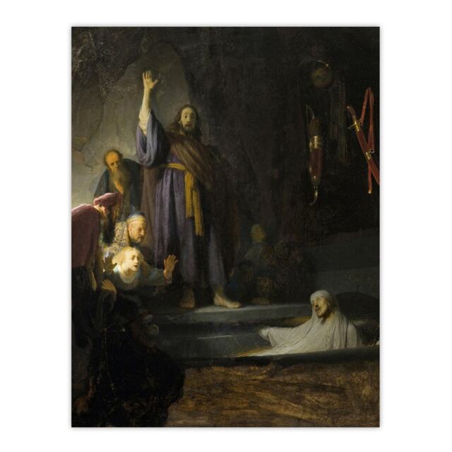 "The Raising of Lazarus Rembrandt van Rijn Huge Wall Art Poster Print 24X32"""