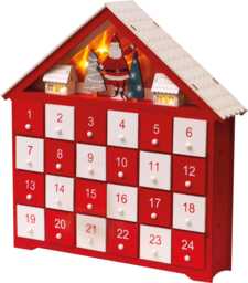 St Helens Light Up Wooden Advent Calender
