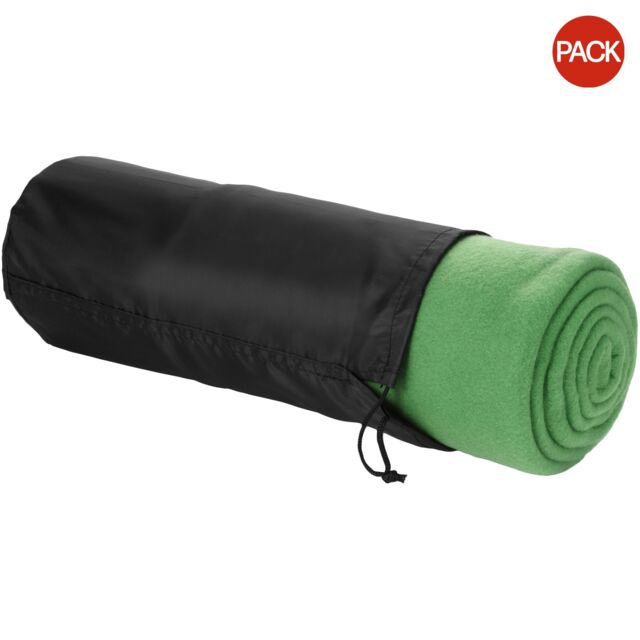 Bullet Huggy Blanket And Pouch (Pack of 2) - Green - 150 x 120 cm