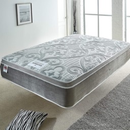 5 Zone Pocket Spring Mattress with Memory Foam - Medium Firm Back Support White White Double