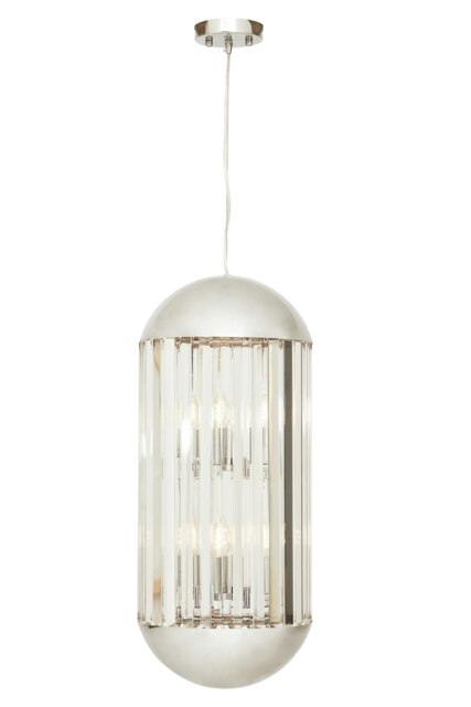 Orsina Chrome Finish 6 Bulb Pendant Light