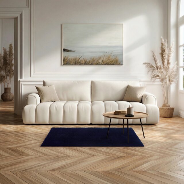 Softie Short Pile Faux Fur Living Room & Bedroom Rug