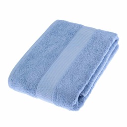 Homescapes Turkish Cotton Light Blue Bath Sheet