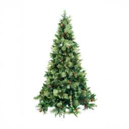 6FT Californian Boulder Bushy Look Luxurious Forest Green Artificial Christmas Tree Green Green