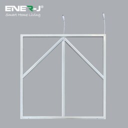 60x60cm LED Frame Panel Light with Blue Arrow Design - 40W, Cool White (6500K), Pack of 4