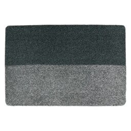 JVL Chelsea Barrier and Scraper Doormat 60x90cm, Dark Grey