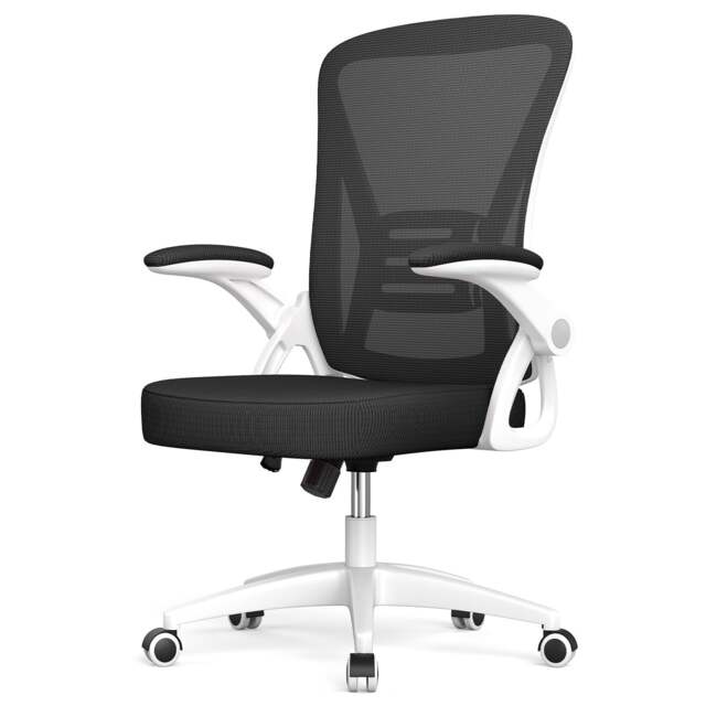 Rattantree Ergonomic Office Chair with Flip Up Armrests & Lumbar Support
