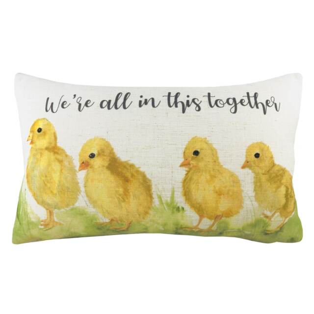 Evans Lichfield In This Together Jacquard Cushion, Multicolour, 30 x 50cm