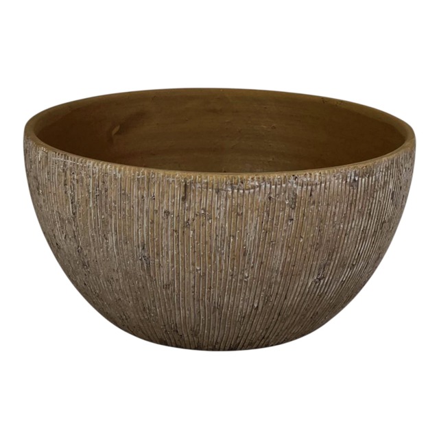 Pebble Stone Bowl 28cm Natural Decorative Serving Bowl