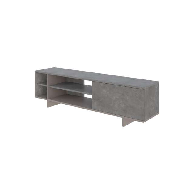 Decortie Stockton TV Stand 160x35.6x44cm Retro Grey