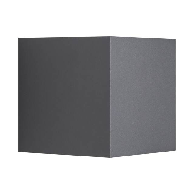 Nordlux Milda Outdoor Wall Light Black Aluminium Sensor Intergrated LED Weatherproof - Mains Powered, IP44 Black Anthracite