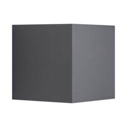 Nordlux Milda Outdoor Wall Light Black Aluminium Sensor Intergrated LED Weatherproof - Mains Powered, IP44 Black Anthracite