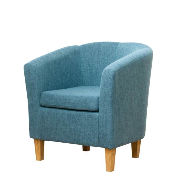 Alderwood Fabric Tub Chair - Teal