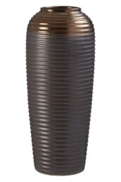 Zamak Large Ceramic Vase Grey