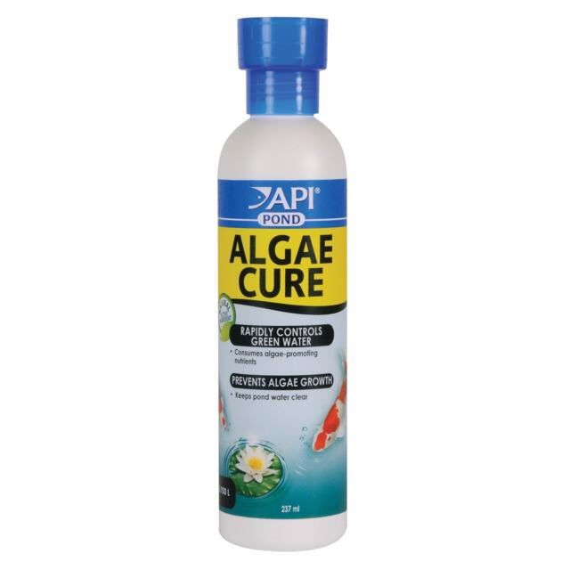 237ml API Pond Algae Cure Rapidly Clears Green Water & Prevents Algae Growth Pond Water Treatment & Fish Care
