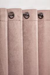 Metro Thermal Blackout Eyelet Curtains 116cm x 137cm Blush Pink Pink Pink