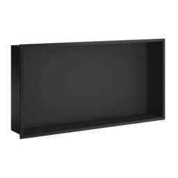 Smedbo Matt Black Stainless Steel Shower and Bathroom Wall Niche (600 x 300mm)