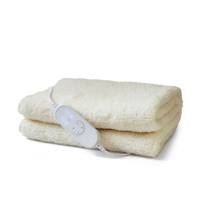 Morphy Richards EverCosy Double Premium Fleece Heated Electric Under Blanket White