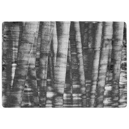 Black And White Bamboo Rug Multi