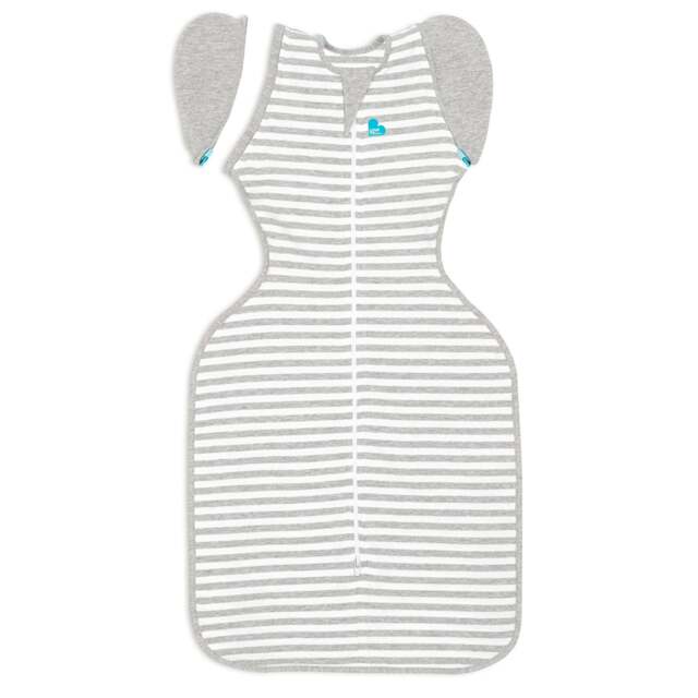 Love to Dream Swaddle Up Transition Bag Grey Stripe 1.0 TOG - 6-8.5kg
