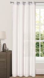 Velosso Riva Eyelet Voile Panel - 150cm x 122cm White White