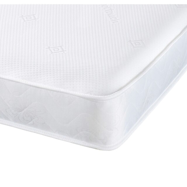 Hybrid Memory Foam Mattress for Superior Comfort - 6 Inch Deep, Medium Firm Support White