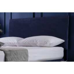 Belledorm Faux Suede Plain Headboard Cover - Navy - 70cm x 90cm