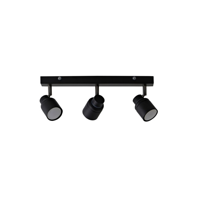 ValueLights Benton Black IP44 Bar Bathroom Ceiling Light Black