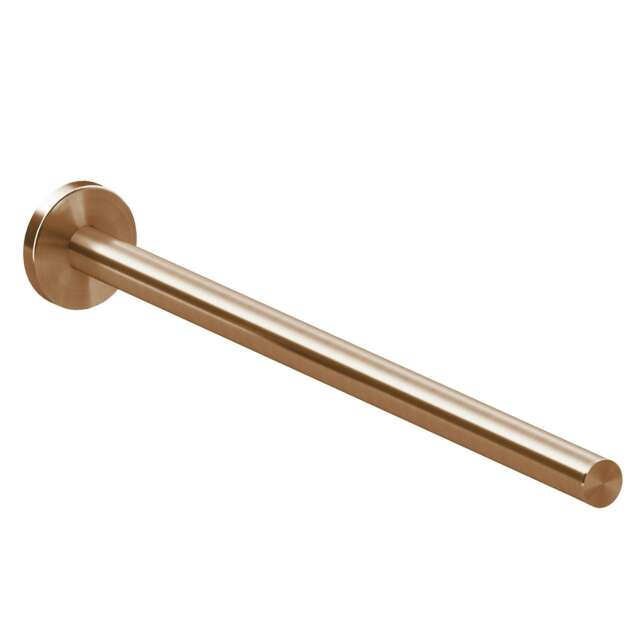 Cosmic Wall Mounted Towel Circular Rail Made of Metal Copper for Bathroom 40 cm