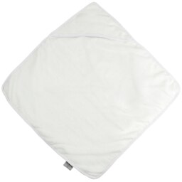 Towel City Baby Hooded Bath Towel (360 GSM) - White/White - One Size White One size