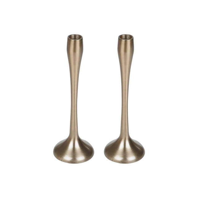 Metal Candle Holder Candlesticks Set Gold Silver Decorative Decor Gold 2x Large Gold Large 2