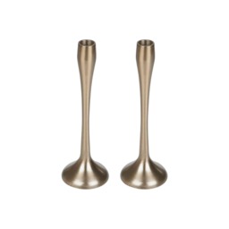 Metal Candle Holder Candlesticks Set Gold Silver Decorative Decor Gold 2x Large Gold Large 2