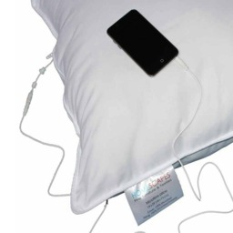 "Homescapes Super Microfibre Music Pillow with Speakers - Medium/Firm White 48cm x 74cm (19"" x 29"")"