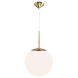 Nordlux Grant Indoor Pendant Light Brass Glass E27 Hand Blown Glass - Mains Powered, IP20 Gold