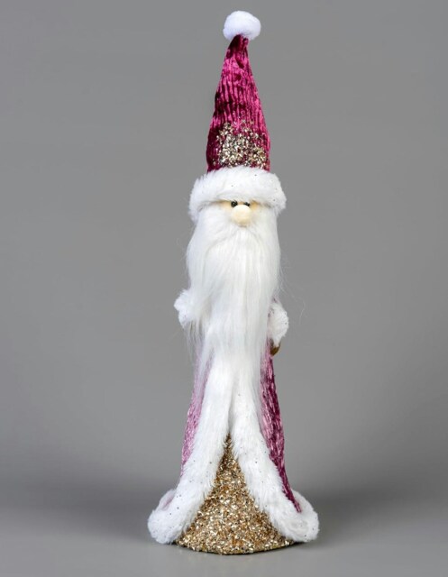 34cm Santa Gold - Christmas Figurine