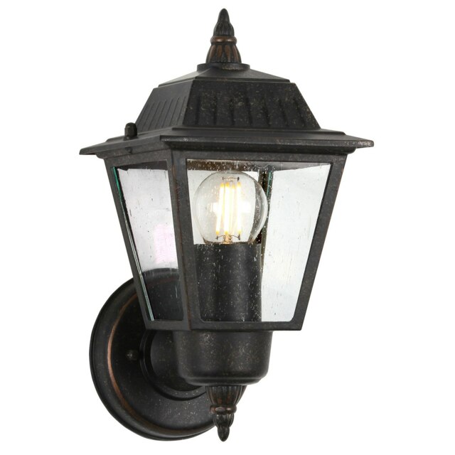 Highnam 1 Light Outdoor Wall Lantern Light Bronze IP44, E27