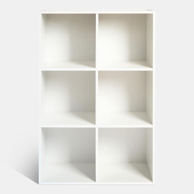 OHS Oslo 6 Cube Freestanding Storage Unit Bookcase Shelf