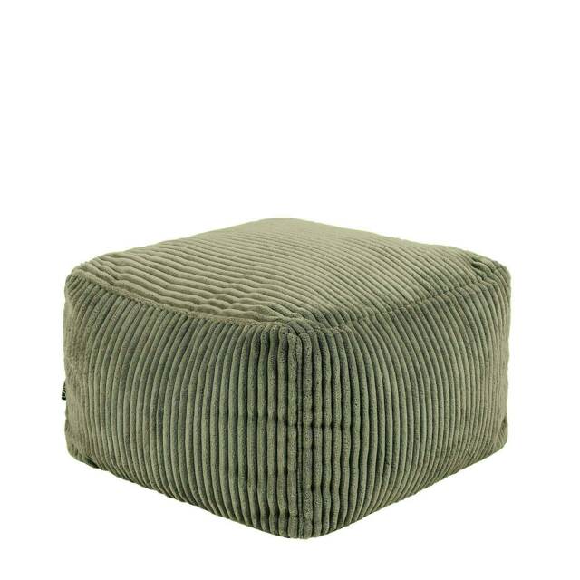 icon Theo Beanbag Footstool Corduroy Sage Green Green M
