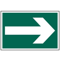 Scan Arrow Symbol - Pvc Sign 300 X 200mm - Multi Colour - 200 x 300mm
