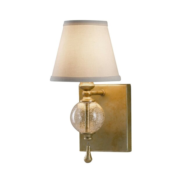 Argento 1 Light Indoor Candle Wall Light Oxidized Silver Leaf, E14