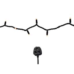 24m Set of 300 Connectable String Lights with Warm White LEDs